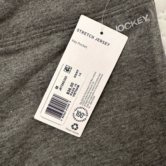 SWEAT PANTS STRETCH JERSEY, key pocket, new with tag - Picture 2 of 5